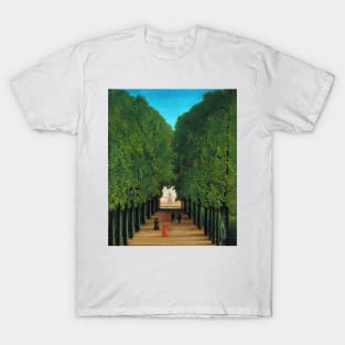 The Avenue in the Park at Saint Cloud by Henri Rousseau T-Shirt